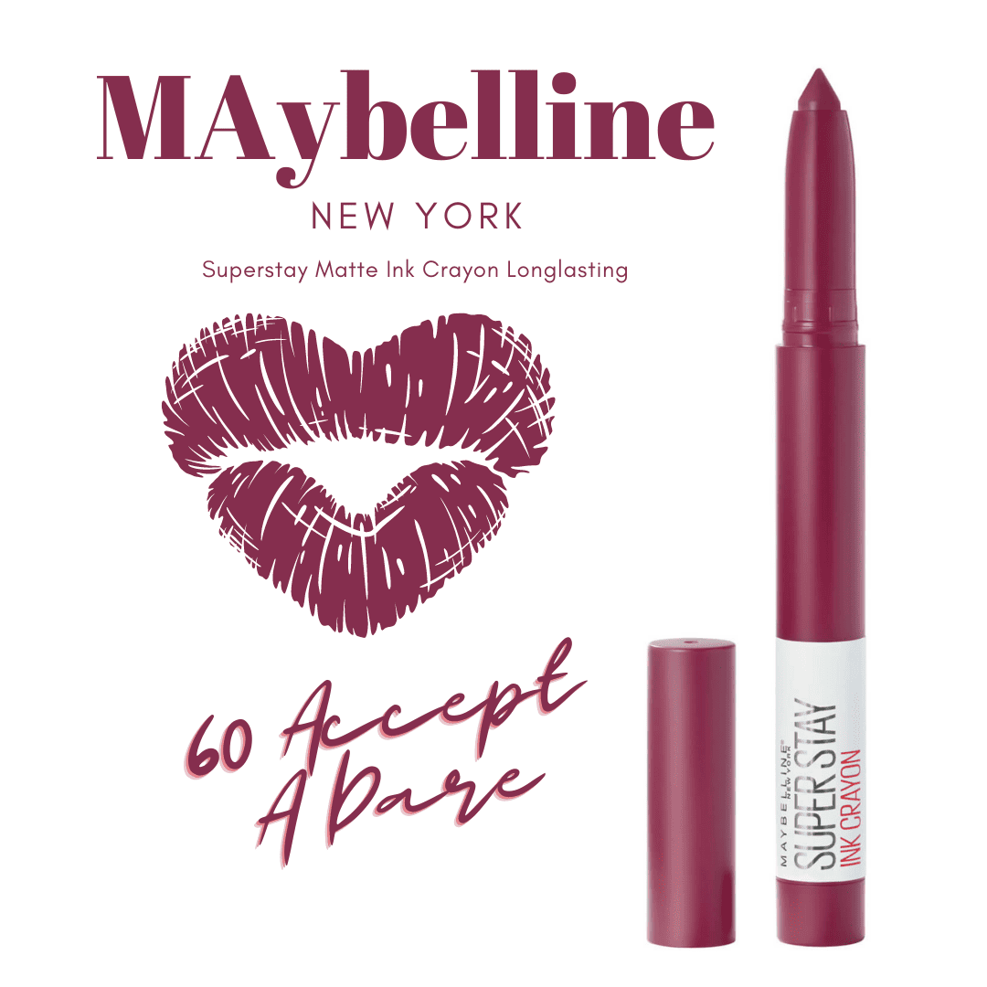 MAYBELLINE Superstay Ink Crayon Lipstick - 60 accept a dare