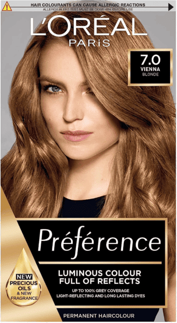 L'Oreal Paris Préférence Vivids Permanent Gel Hair Dye - 7.0 vienna