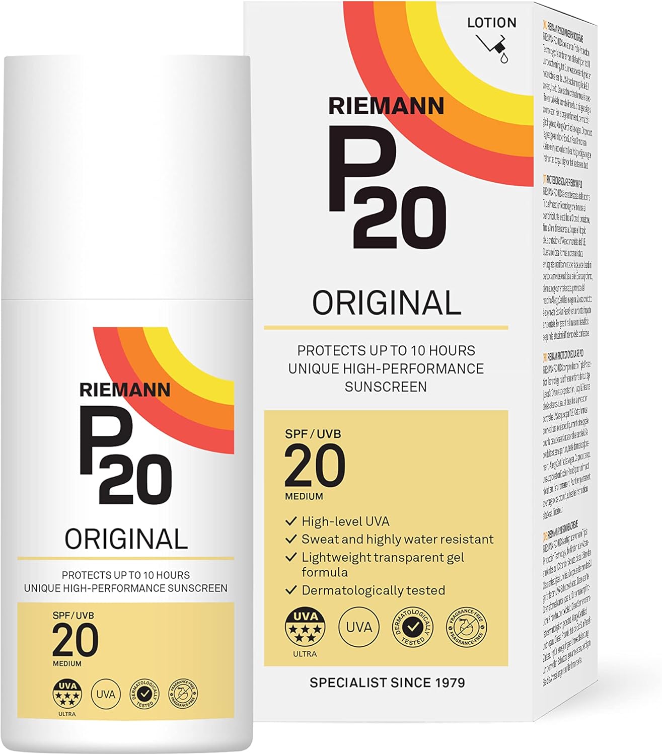 Riemann P20 Original Spf20 Lotion 200ml
