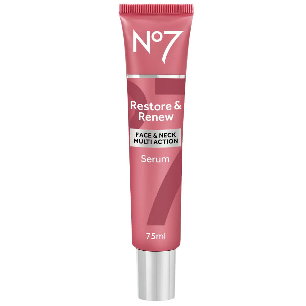 NO7 Restore & Renew FACE & NECK MULTI ACTION Serum - 75ml