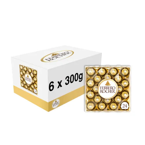 Ferrero Rocher Gift Box of Chocolate 24 Pieces x 6 boxes