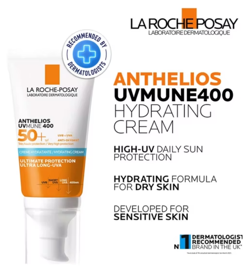 La Roche Posay Anthelios Uvmune 400 Hydrating Cream Spf50 50ml