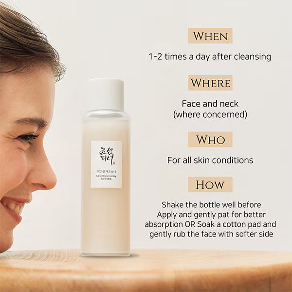 Beauty of Joseon Glow Replenishing Rice Milk Toner 150ml Primary 3