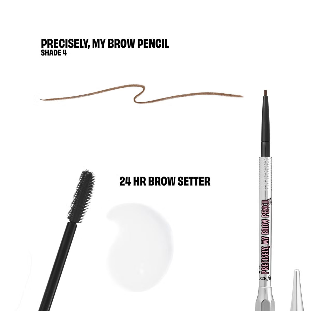 Benefit Bigtime Brow Minis - Precisely, My Brow Pencil and Gel Setter Duo Warm Deep Brown