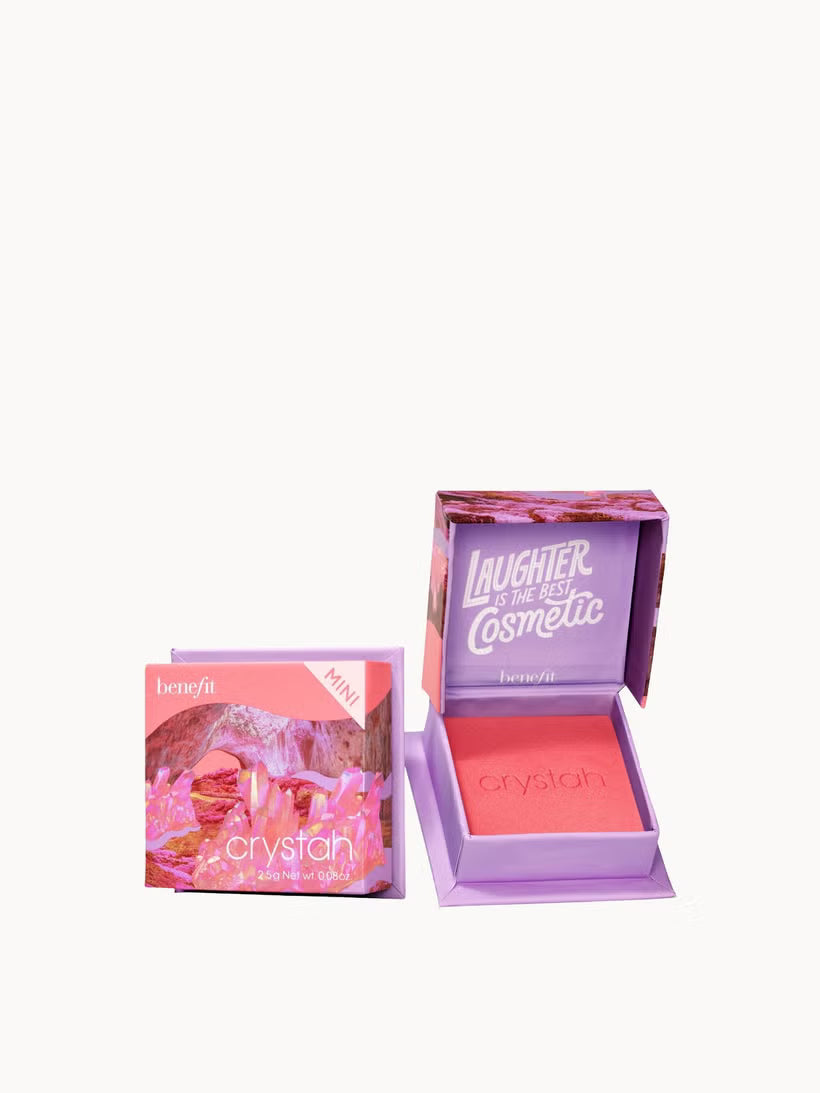 Benefit Blush Powder Crystah Strawberry Pink Mini Size