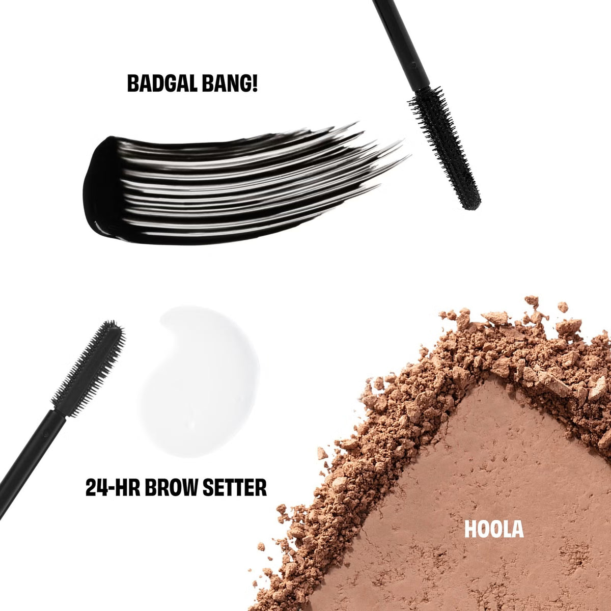 Benefit GameJoy Mascara, Brow and Bronzer 3-piece Makeup Gift Set, with Limited Edition Keepsake Tin Primary 