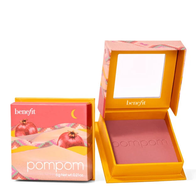 Benefit PomPom Pomegranate Rose Powder Blush Full Size