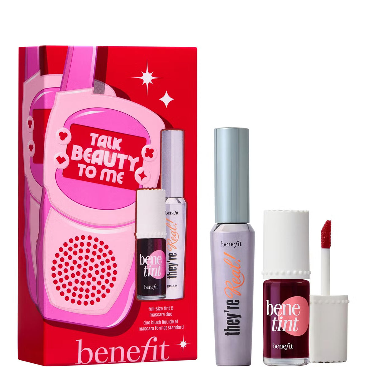Benefit Talk Beauty to Me Mascara and Cheek & Lip Tint Gift Set Main  