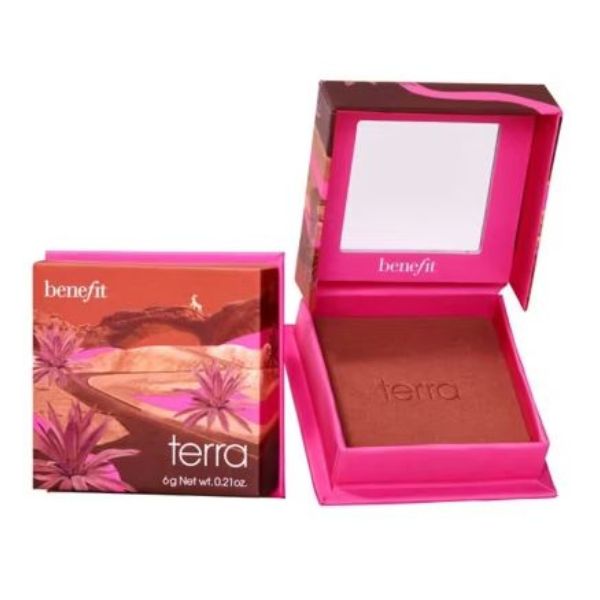 Benefit Terrah Golden Brick Red Powder Blush Full Size