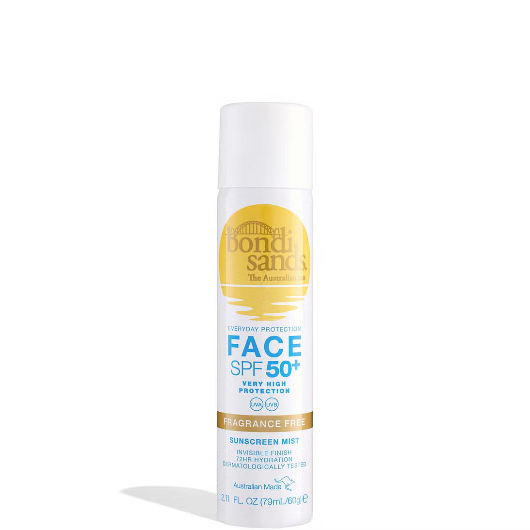 Bondi Sands Face SPF 50+ Fragrance Free Sunscreen Mist 60g Main 