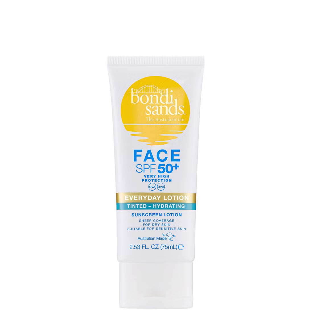 Bondi Sands SPF 50+ Fragrance Free Hydrating Tinted Face Lotion 75ml Main 
