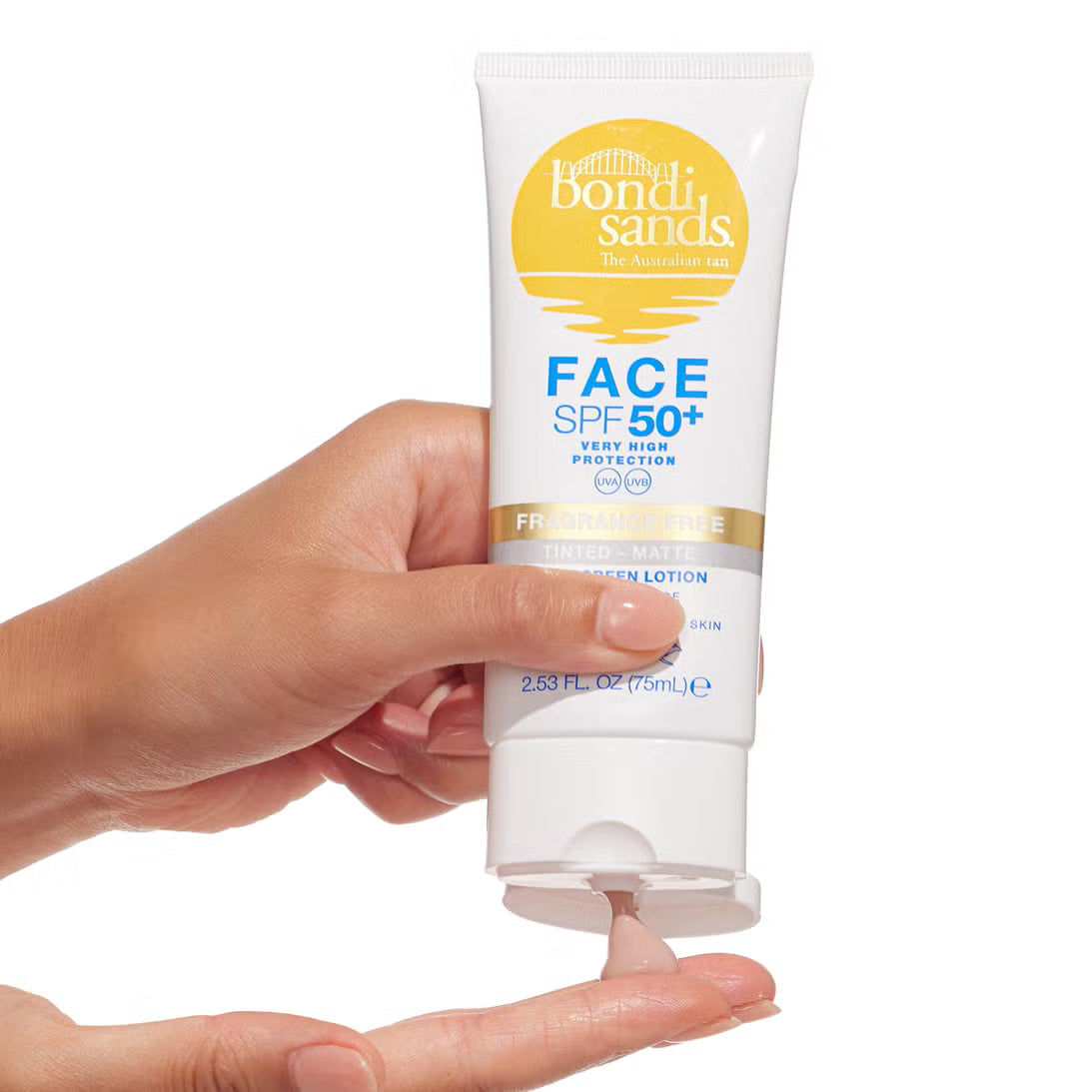 Bondi Sands SPF 50+ Fragrance Free Matte Tinted Face Lotion 75ml Primary