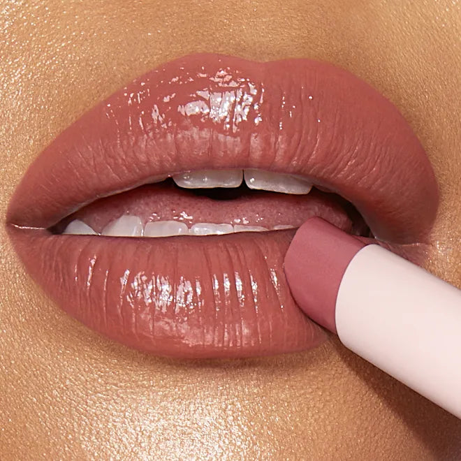 Charlotte Tilbury Hyaluronic Happikiss Lipstick Balm Pillow Talk Primary