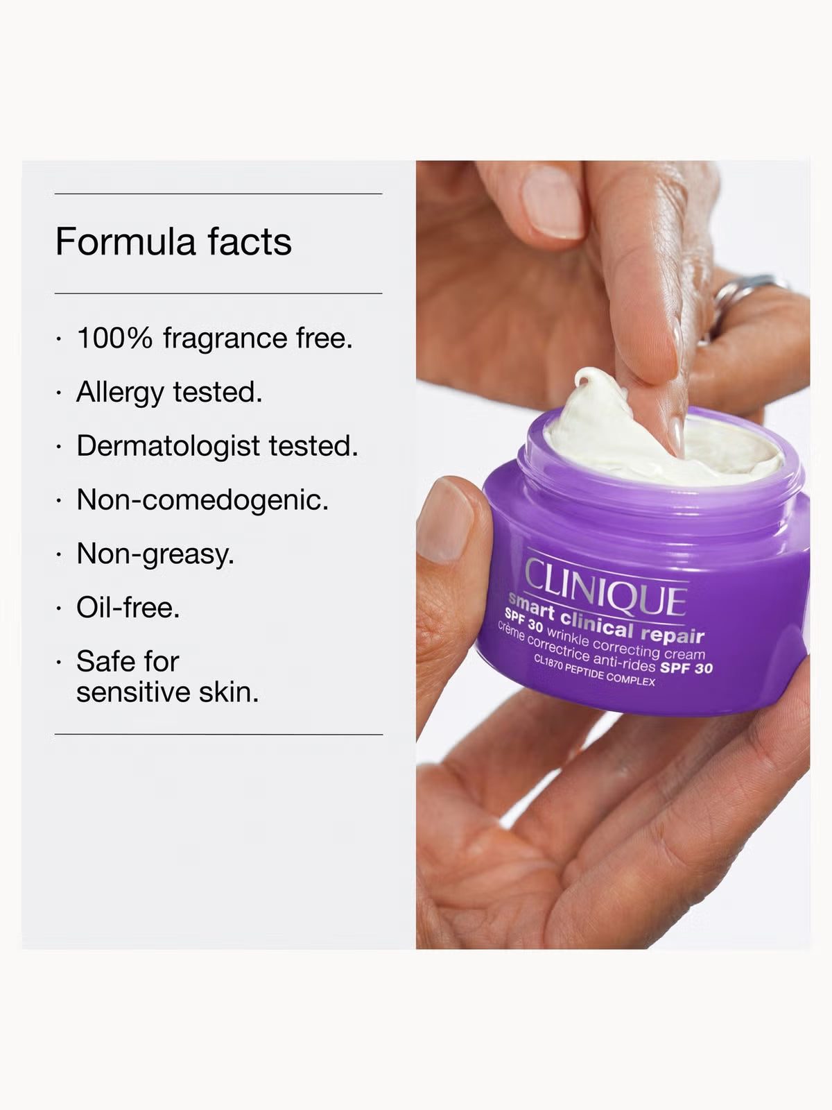 Clinique Smart Repair SPF30 Wrinkle Correcting Cream 50ml Primary 4
