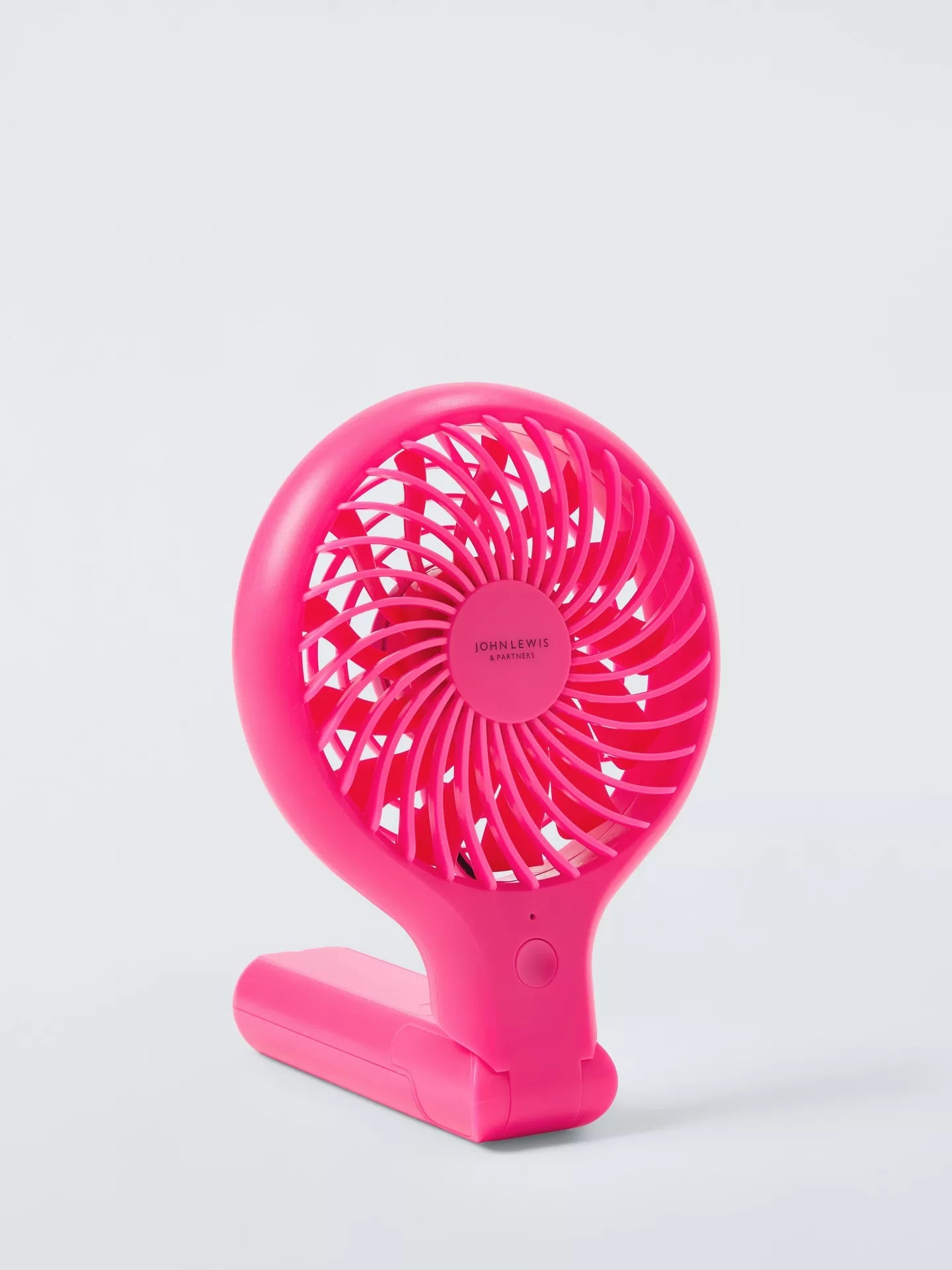 Handheld & Foldable Desk Fan, 4 inch Hot Pink