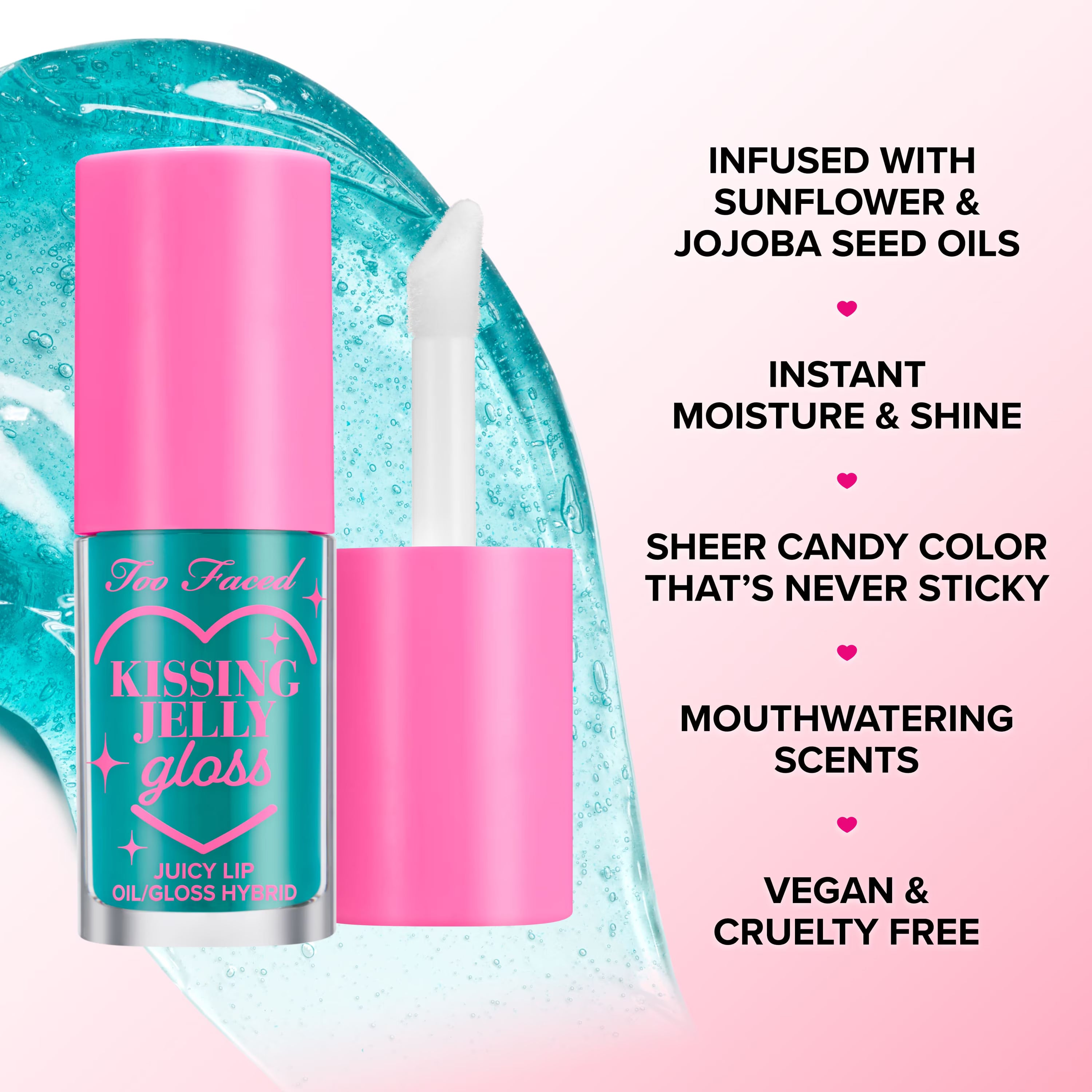 Kissing Jelly Hydrating Lip Oil Gloss primary 2