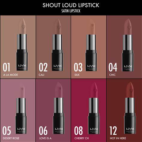 NYX Shout Loud Satin Lipstick