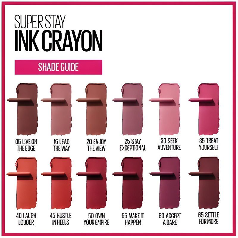 MAYBELLINE Superstay Ink Crayon Lipstick