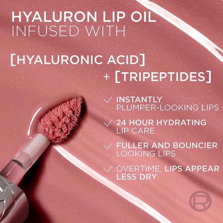 L'Oreal Paris Plump Ambition Hyaluron Lip Oil 24HR Care