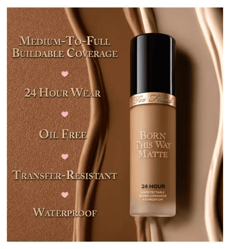 Too Faced Born This Way Matte 24 Hour Long-Wear Foundation