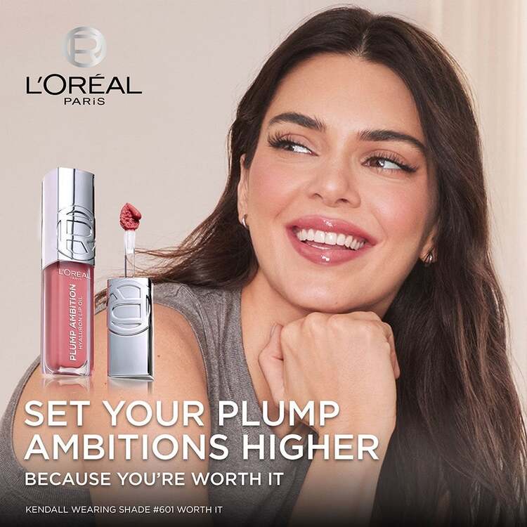 L'Oreal Paris Plump Ambition Hyaluron Lip Oil 24HR Care