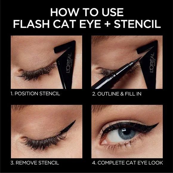 L'Oreal Paris Flash Cat Eye Waterproof Brush Tip Liquid Eyeliner