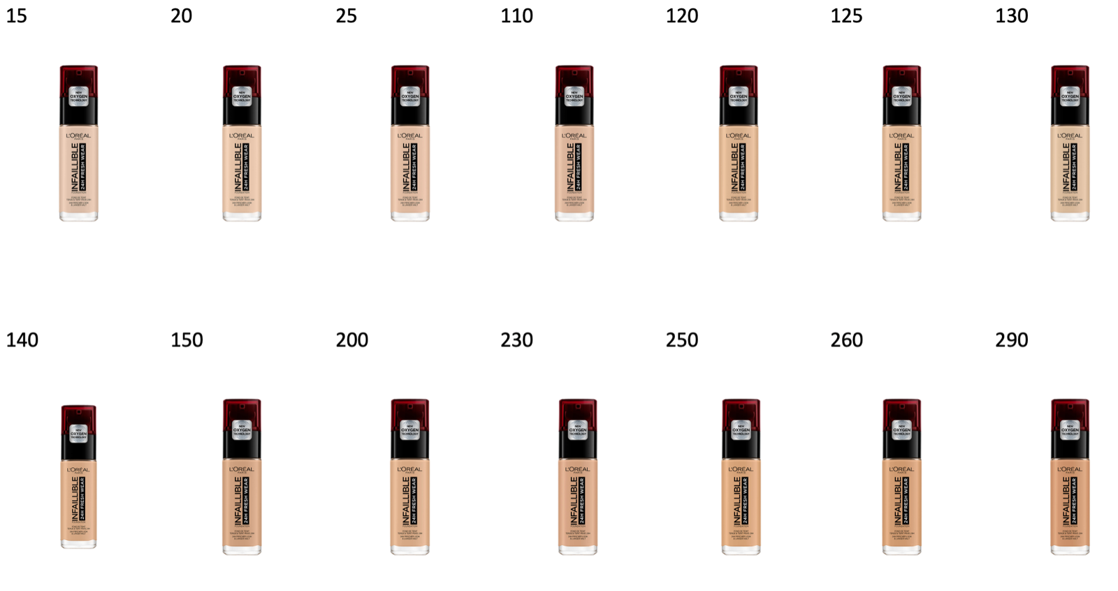 L'Oreal Paris  Infallible 32H Freshwear Foundation