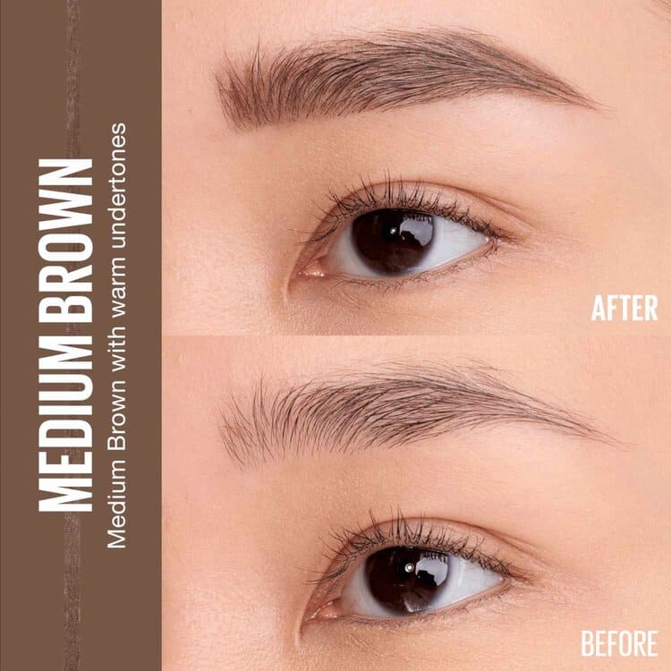 Maybelline BROW ULTRA SLIM Micro-definer pencil - Medium Brown