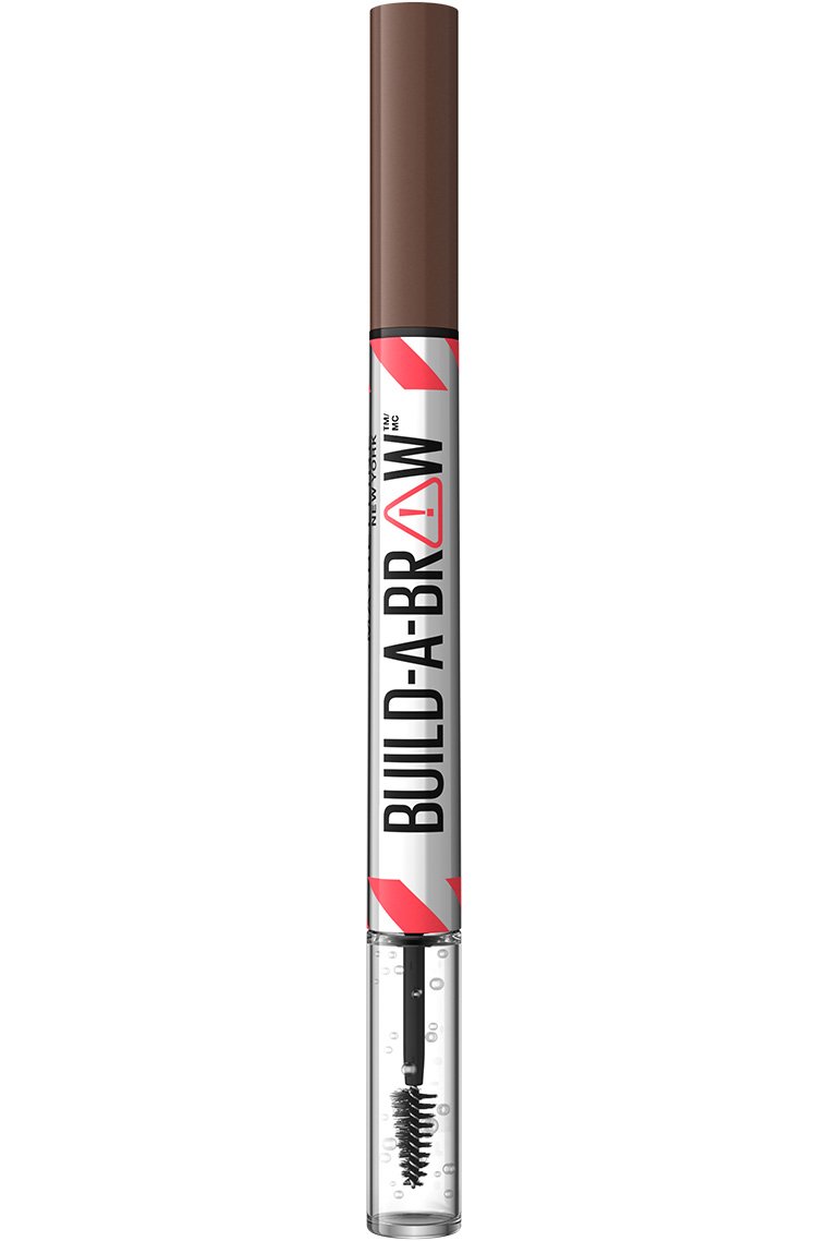 Maybelline Build-A-Brow 2-in-1 Brow Pen and Sealing Gel Eye Makeup - Medium Brown