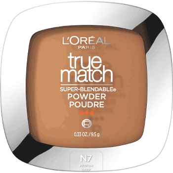L'Oreal Paris True Match Super-Blendable Powder Foundation - N7_Medium_Deep