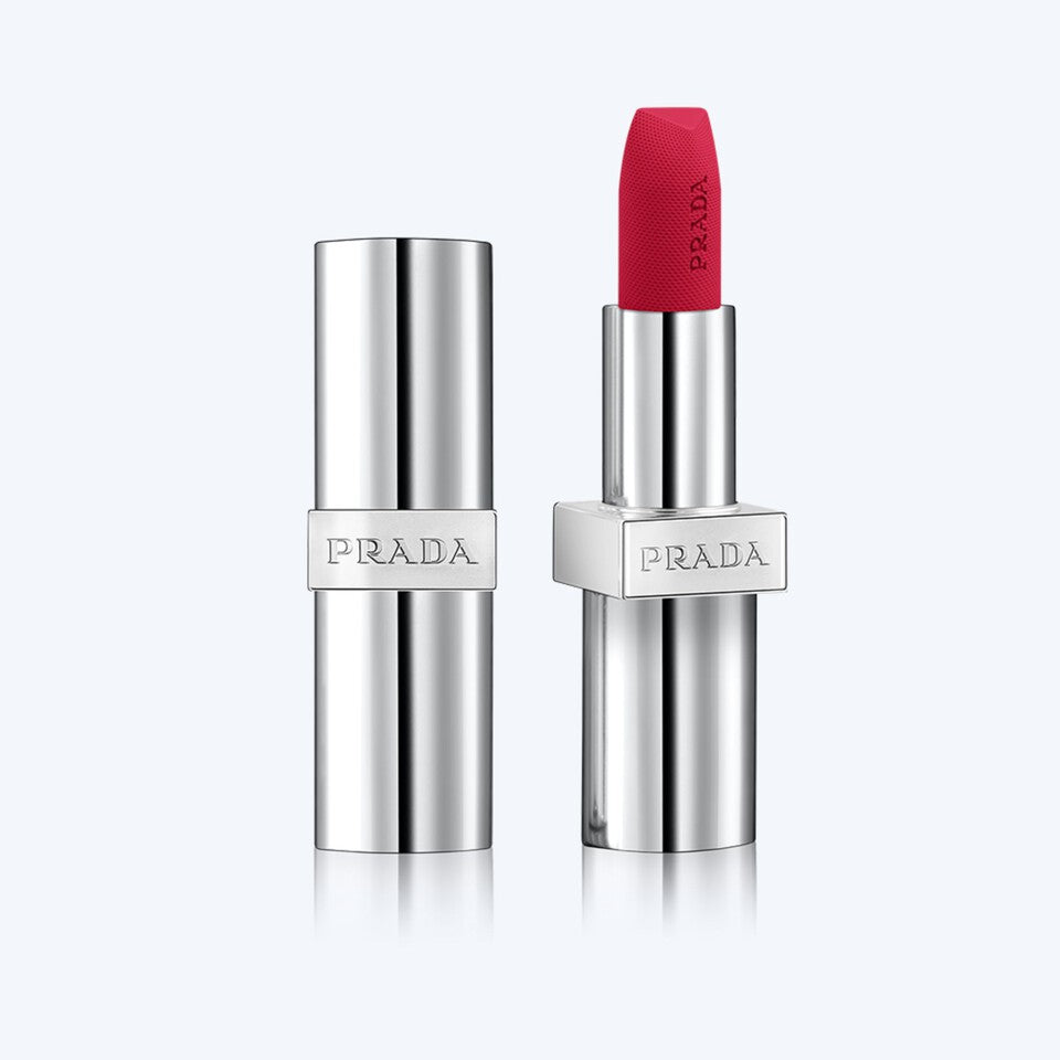 Prada Monochrome Soft Matte Lipstick - P156_Candy