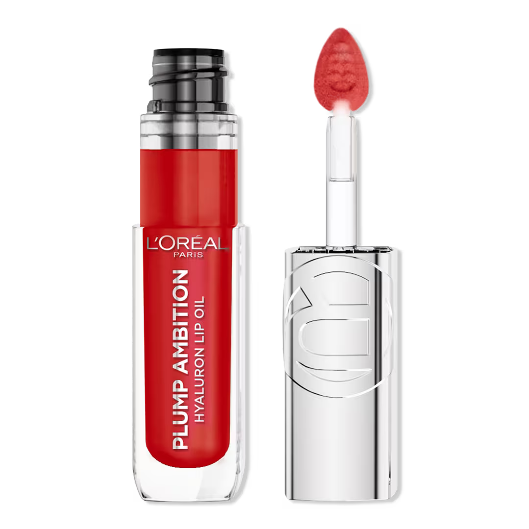 L'Oreal Paris Plump Ambition Hyaluron Lip Oil 24HR Care - RougeIn Love 380