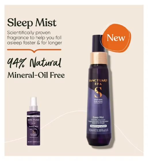 Sanctuary Spa Wellness Solutions Sleep Mist 100ml