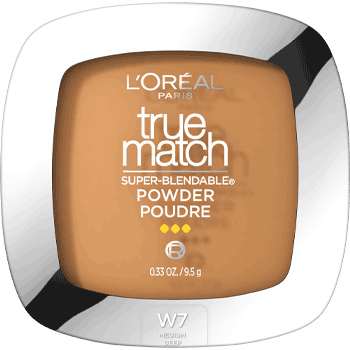 L'Oreal Paris True Match Super-Blendable Powder Foundation - W7_Medium_Deep