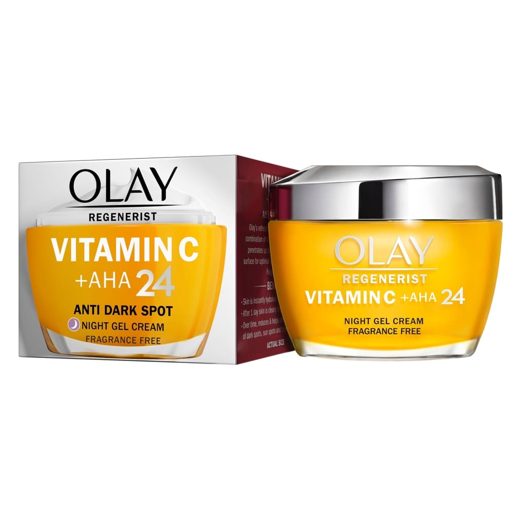 Olay Vitamin C + AHA24 Night Gel Face Moisturiser 50ml