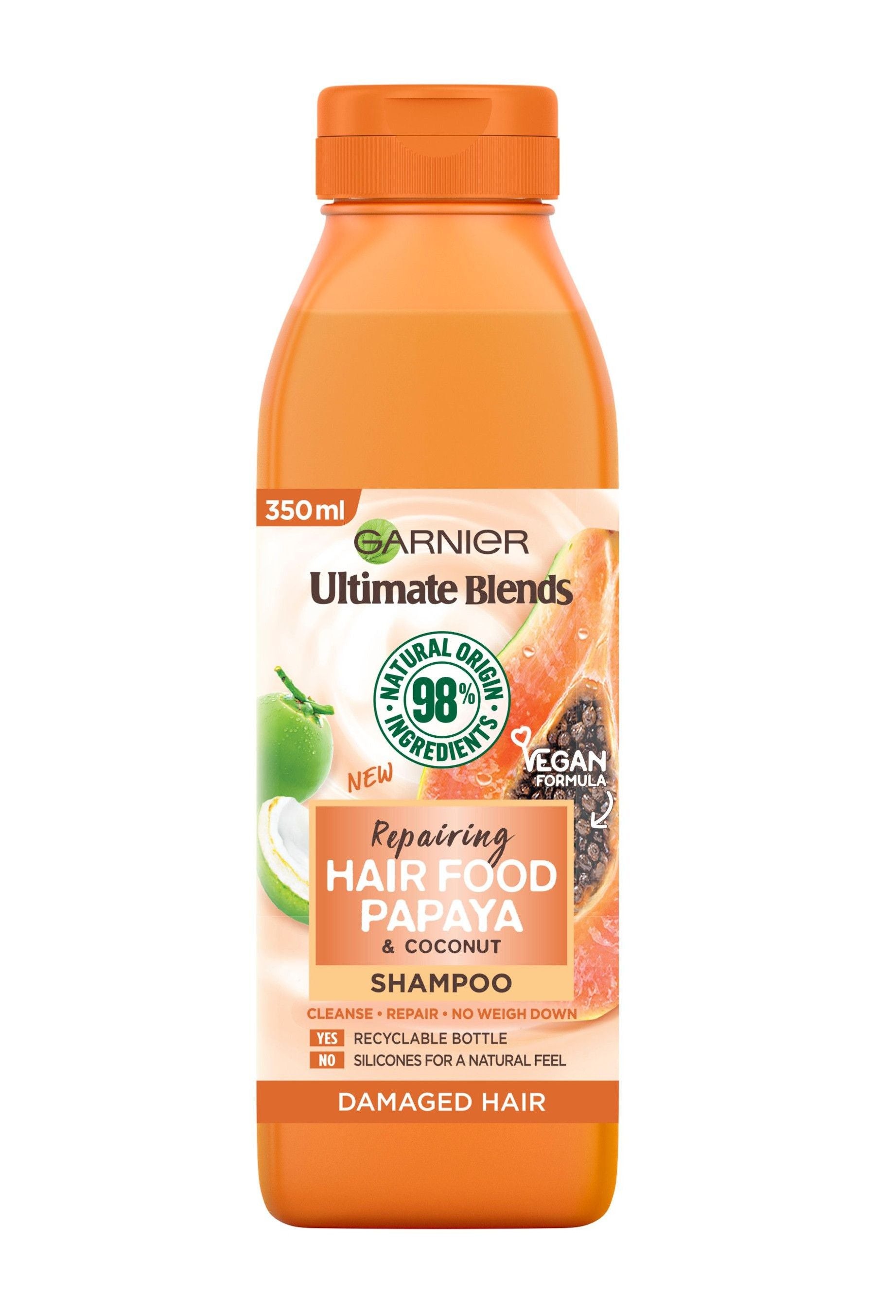 Garnier Ultimate Blends Papaya Hair Food Shampoo, Conditioner & Mask