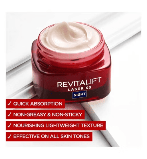 L'Oreal Paris Revitalift Laser Renew Anti-Ageing Night Cream 50ml