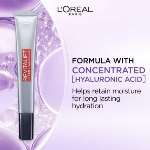 L'Oreal Paris Revitalift Filler Hyaluronic Acid Anti Ageing Eye Cream 15ml