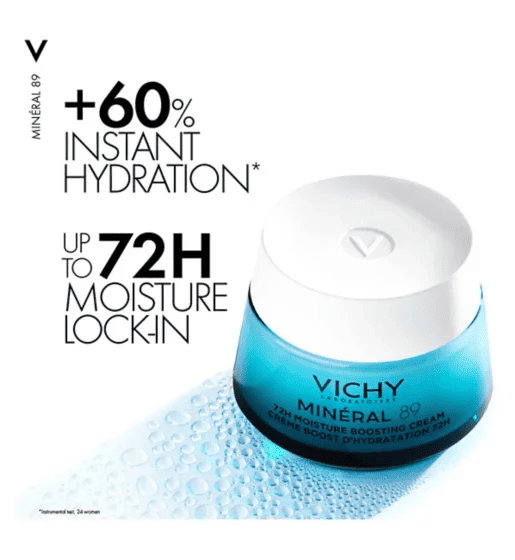 Vichy Minéral 89 72HR Moisture Boosting Cream - Fragrance Free 50ml