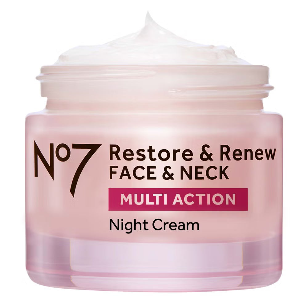 No7 Restore & Renew Face & Neck MULTI ACTION Night Cream 50ml