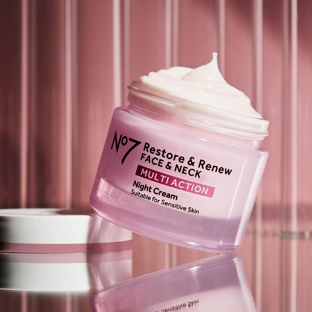 No7 Restore & Renew Face & Neck MULTI ACTION Night Cream 50ml