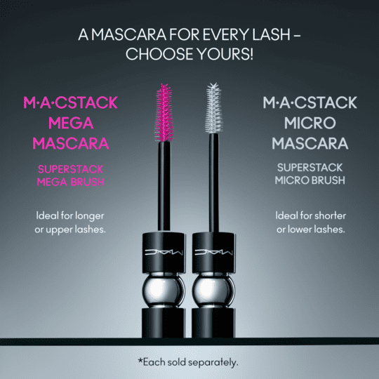 M.A.C Mini Macstack Mega Mascara Black Stack 8ml | In-Love®