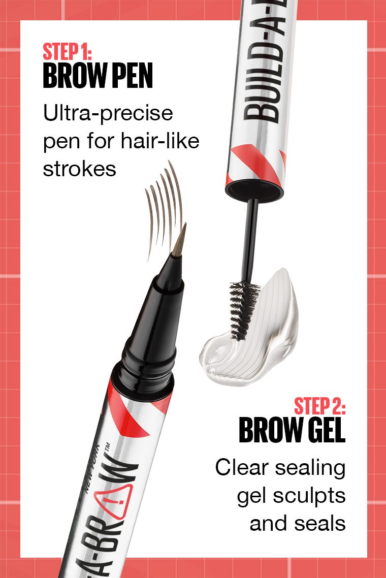 Maybelline Build-A-Brow 2-in-1 Brow Pen and Sealing Gel Eye Makeup