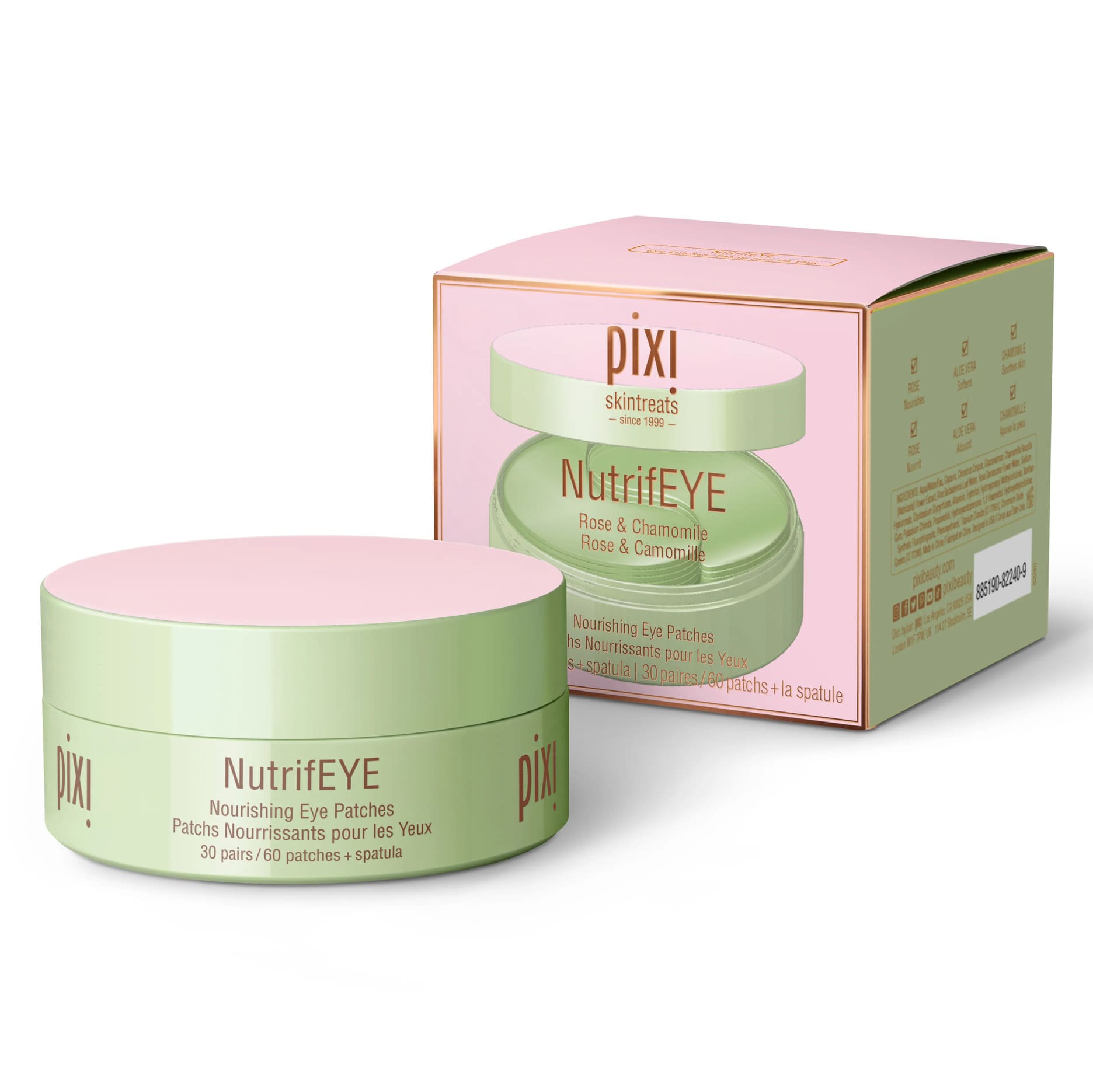 Pixi NutrifEYE Hydrogel infused Eye Patches - 30 Pairs