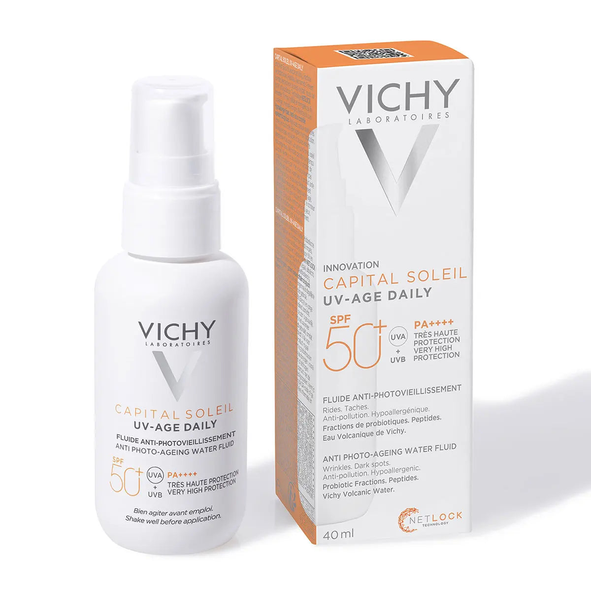Vichy Capital Soleil Uv-Age Daily SPF50+ Water Fluid 40 ml