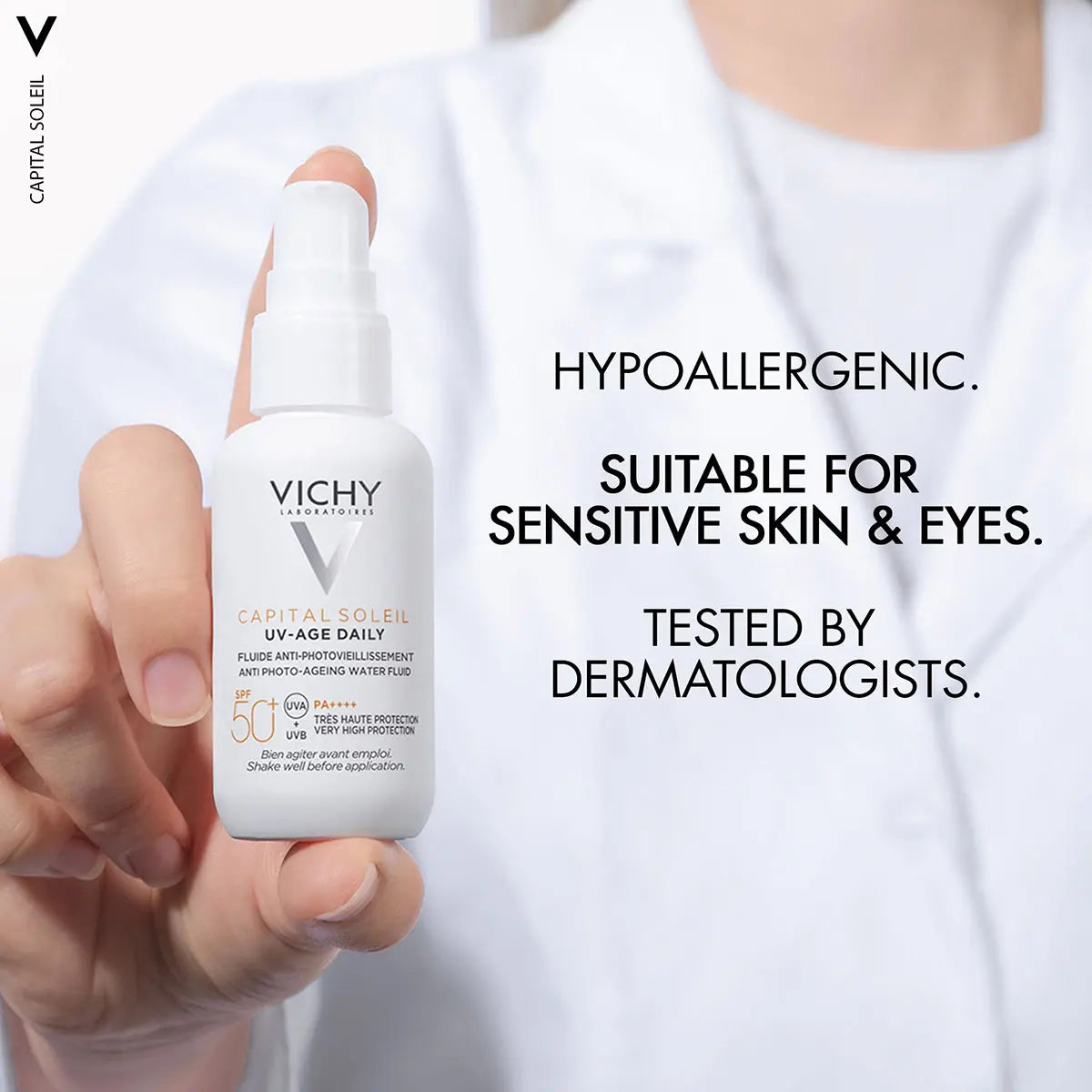 Vichy Capital Soleil Uv-Age Daily SPF50+ Water Fluid 40 ml